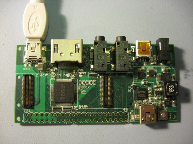 Gumstix Summit baseboard (overo is not installed)